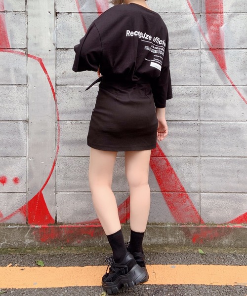 DING（ディング）の「DING/Recognize Tシャツ（Tシャツ/カットソー・レディース・ブルー/ホワイト/ブラック・FREE）」の17枚目の写真