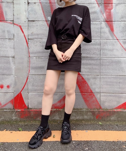 DING（ディング）の「DING/Recognize Tシャツ（Tシャツ/カットソー・レディース・ブルー/ホワイト/ブラック・FREE）」の16枚目の写真