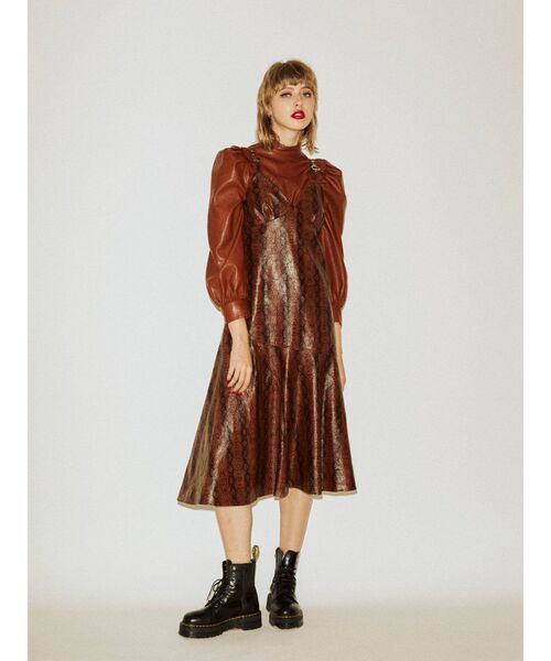 jouetie（ジュエティ）の「アシメキャミワンピース（ワンピース・レディース・ブラック/グリーン/その他1・MEDIUM）」の10枚目の写真