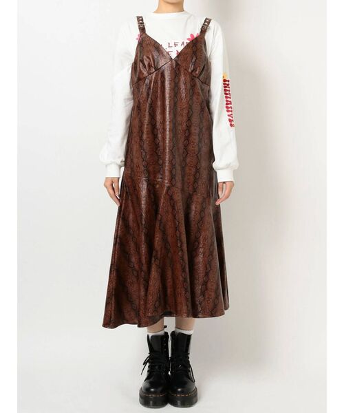 jouetie（ジュエティ）の「アシメキャミワンピース（ワンピース・レディース・ブラック/グリーン/その他1・MEDIUM）」の12枚目の写真