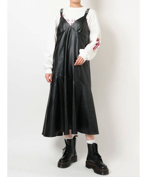 jouetie（ジュエティ）の「アシメキャミワンピース（ワンピース・レディース・ブラック/グリーン/その他1・MEDIUM）」の21枚目の写真