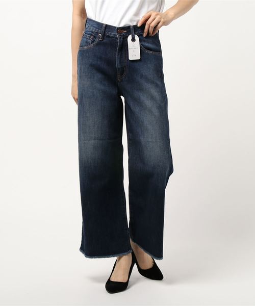 CRAFT STANDARD BOUTIQUE（クラフトスタンダードブティック）の「クロップドキックフレアデニムパンツ〇（デニムパンツ・レディース・インディゴブルー/ワンウォッシュ・S/M/L）」の3枚目の写真