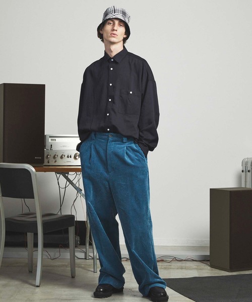 MAISON SPECIALマルチファブリックプライムオーバーシャツ