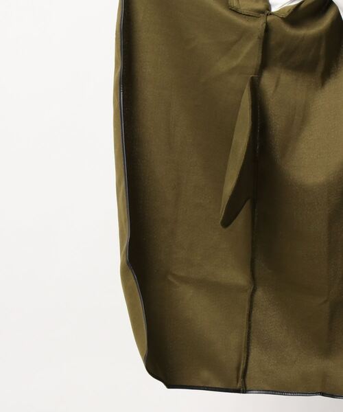 KOBE LETTUCE（コウベレタス）の「パイピングノーカラーコート（ダウンジャケット/コート・レディース・モカ/チャコール/グリーン系その他/アイボリー・FREE）」の5枚目の写真