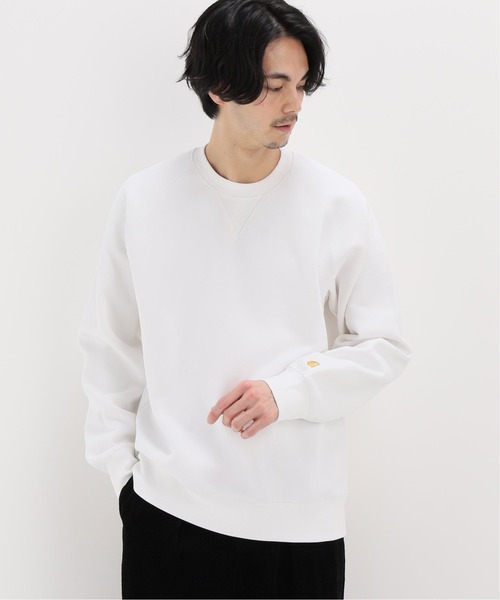 Carhartt WIP(カーハートダブリューアイピー)の「【CARHARTT W.I.P./カーハート ダブリューアイピー】CHASE スウェット(スウェット・メンズ・ホワイト/ブラック/パープル/グレー/ゴールド/ブルー・MEDIUM/LARGE)」の2枚目の写真