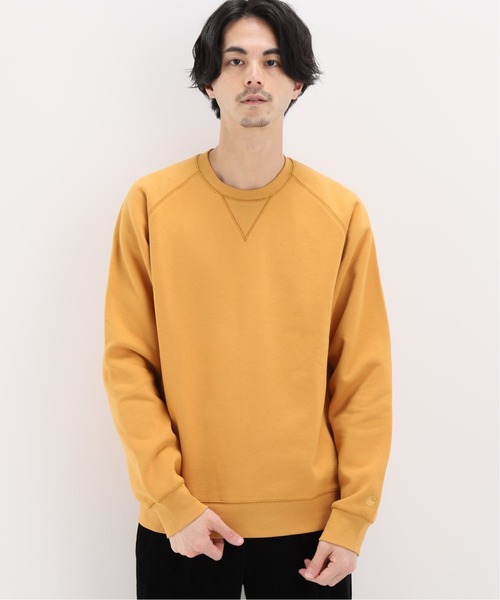 Carhartt WIP(カーハートダブリューアイピー)の「【CARHARTT W.I.P./カーハート ダブリューアイピー】CHASE スウェット(スウェット・メンズ・ホワイト/ブラック/パープル/グレー/ゴールド/ブルー・MEDIUM/LARGE)」の6枚目の写真