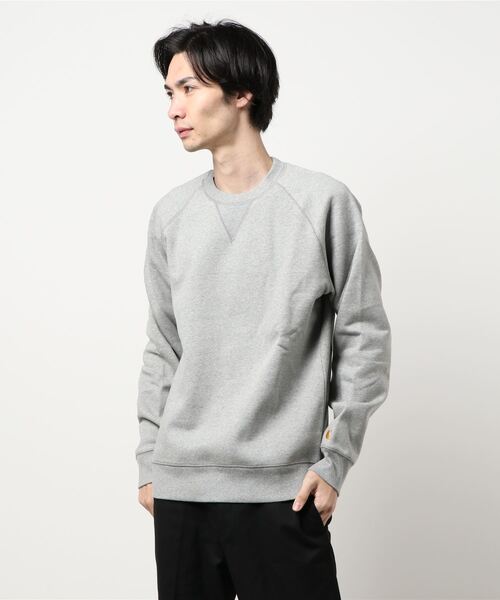 Carhartt WIP(カーハートダブリューアイピー)の「【CARHARTT W.I.P./カーハート ダブリューアイピー】CHASE スウェット(スウェット・メンズ・ホワイト/ブラック/パープル/グレー/ゴールド/ブルー・MEDIUM/LARGE)」の12枚目の写真