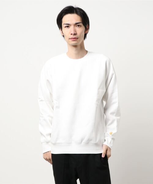 Carhartt WIP(カーハートダブリューアイピー)の「【CARHARTT W.I.P./カーハート ダブリューアイピー】CHASE スウェット(スウェット・メンズ・ホワイト/ブラック/パープル/グレー/ゴールド/ブルー・MEDIUM/LARGE)」の22枚目の写真