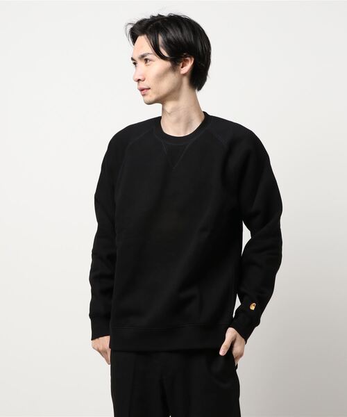 Carhartt WIP(カーハートダブリューアイピー)の「【CARHARTT W.I.P./カーハート ダブリューアイピー】CHASE スウェット(スウェット・メンズ・ホワイト/ブラック/パープル/グレー/ゴールド/ブルー・MEDIUM/LARGE)」の19枚目の写真
