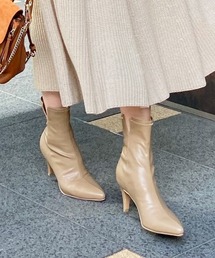 スリットフィットショートブーツ