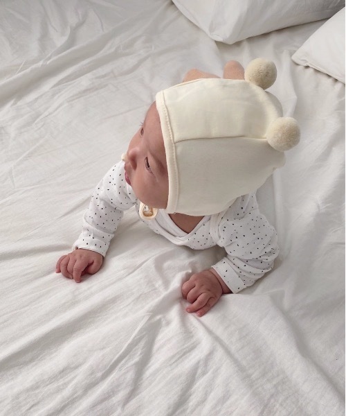 SANSeLF(サンセルフ)の「bonbon bear cap 【SANSeLF】sank6(その他ベビー用品・キッズ・ブラウン/アイボリー/ライトブラウン/ブラック/ブラウン系その他/オレンジ/グレー・S)」の16枚目の写真