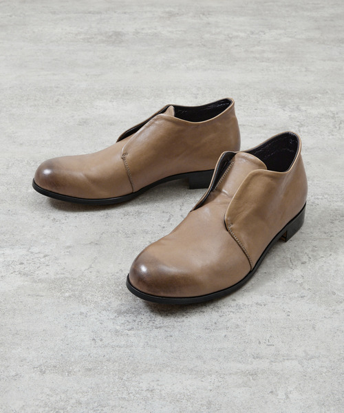 PADRONE（パドローネ）の「PADRONE パドローネ / INSTEP GORE SHORT BOOTS [JERRY] インステップゴアショートブーツ / PU7358-1232（ドレスシューズ・メンズ・アッシュグレー/ブラック/ダークブラウン/ベージュ/キャメル・40/39/41/42/43）」の16枚目の写真