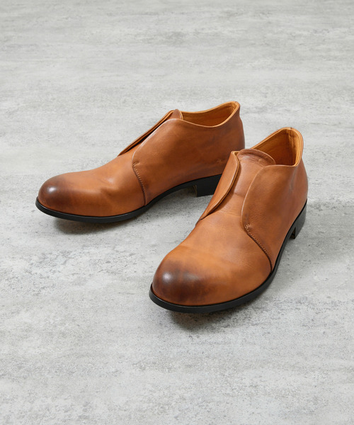 PADRONE（パドローネ）の「PADRONE パドローネ / INSTEP GORE SHORT BOOTS [JERRY] インステップゴアショートブーツ / PU7358-1232（ドレスシューズ・メンズ・アッシュグレー/ブラック/ダークブラウン/ベージュ/キャメル・40/39/41/42/43）」の18枚目の写真