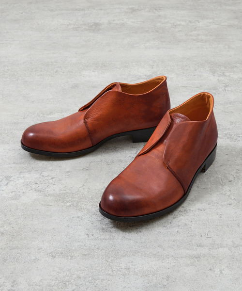 PADRONE（パドローネ）の「PADRONE パドローネ / INSTEP GORE SHORT BOOTS [JERRY] インステップゴアショートブーツ / PU7358-1232（ドレスシューズ・メンズ・アッシュグレー/ブラック/ダークブラウン/ベージュ/キャメル・40/39/41/42/43）」の19枚目の写真