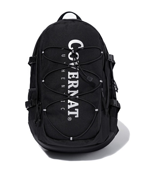 COVERNAT(カバーナット)の「【COVERNAT】CORDURA AUTHENTIC LOGO RUCK SACK / カバーナット コーデュラ オーセンティック リュックサック(バックパック/リュック)」|ブラック