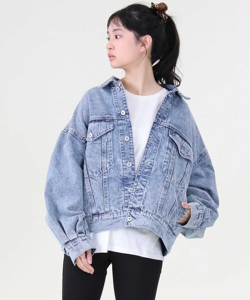 美品　USA製　RAG WEAR　ビッグシルエットデニムジャケット RAG MACHINE（ラグマシーン）の「【RAG MACHINE】ゆったりビッグ