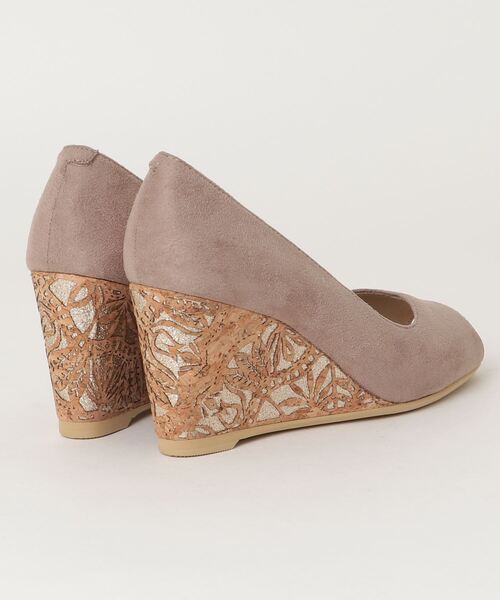 artemis by DIANA(アルテミスバイダイアナ)の「オープントゥウェッジパンプス(パンプス・レディース・ブラック/グレー・23.0cm/23.5cm/25.0cm/24.0cm/24.5cm/22.5cm/22.0cm)」の3枚目の写真