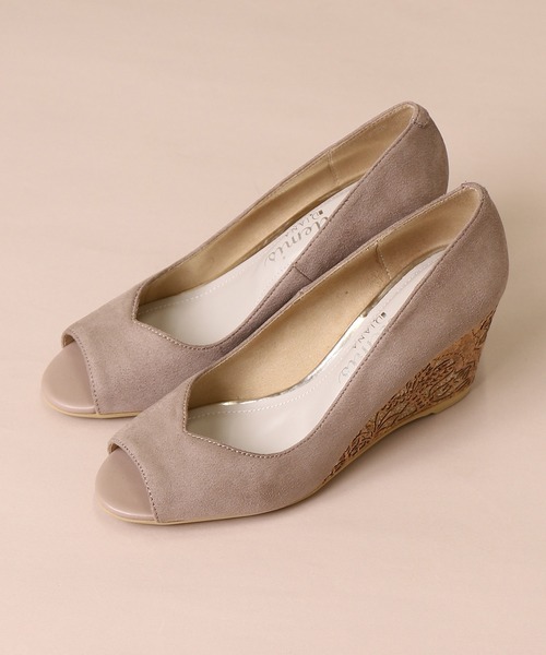 artemis by DIANA(アルテミスバイダイアナ)の「オープントゥウェッジパンプス(パンプス・レディース・ブラック/グレー・23.0cm/23.5cm/25.0cm/24.0cm/24.5cm/22.5cm/22.0cm)」の14枚目の写真