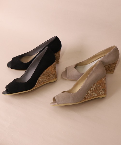 artemis by DIANA(アルテミスバイダイアナ)の「オープントゥウェッジパンプス(パンプス・レディース・ブラック/グレー・23.0cm/23.5cm/25.0cm/24.0cm/24.5cm/22.5cm/22.0cm)」の16枚目の写真