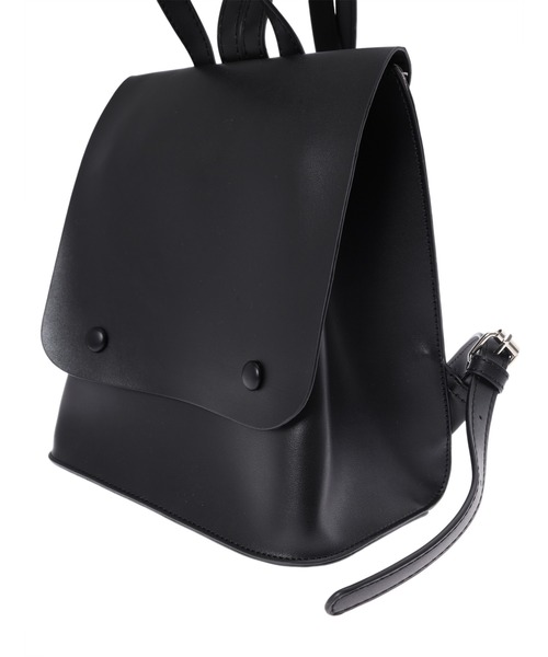 Edit Sheen（エディットシーン）の「ダブルクルミボタンスムースリュック（バックパック/リュック・レディース・ブラック/キャメル・FREE）」の7枚目の写真