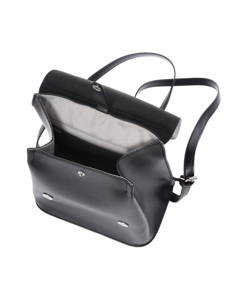 Edit Sheen（エディットシーン）の「ダブルクルミボタンスムースリュック（バックパック/リュック・レディース・ブラック/キャメル・FREE）」の4枚目の写真