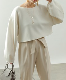 COLONY 2139 | エアリーダンボールショート丈プルオーバー(Tシャツ/カットソー)