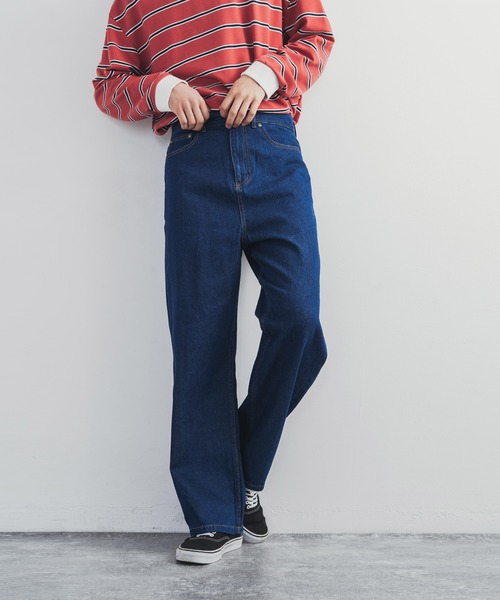 Rocky Monroe(ロッキーモンロー)の「ライトオンス ハイライズワイドデニムパンツ(デニムパンツ・メンズ・ブラック/インディゴブルー/ワンウォッシュ/キナリ・S/M/L)」の22枚目の写真
