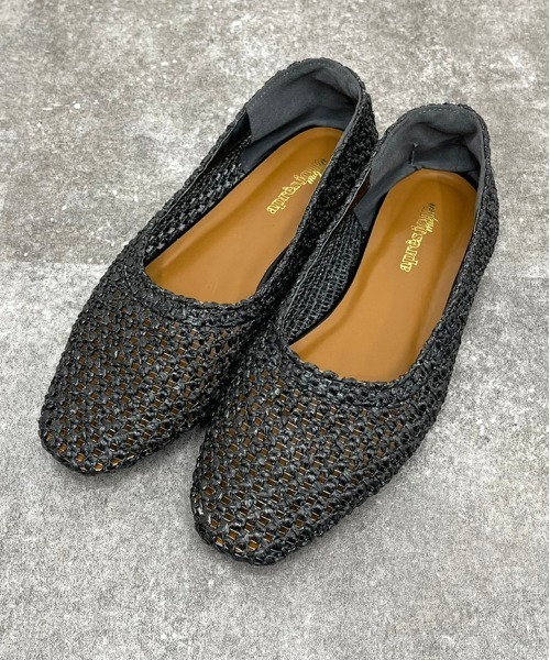 apres jour mignon(アプレジュールミニョン)の「アソートメッシュフラットパンプス【ZOZOTOWN限定アイテム】(パンプス・レディース・ダークブラウン/ライトベージュ/ミント/ブラック/アイボリー・LARGE/MEDIUM/X-LARGE/SMALL)」の3枚目の写真