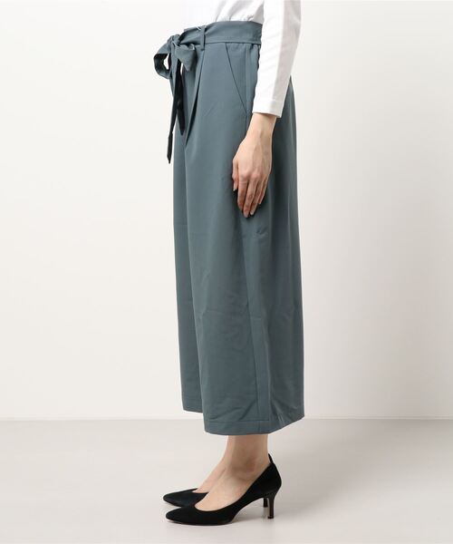 NICOLE white(ニコルホワイト)の「リボン付きパンツ(その他パンツ・レディース・ネイビー/グリーン/ブルー/オフホワイト・FREE)」の14枚目の写真