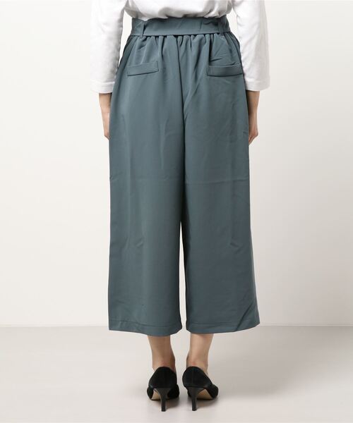 NICOLE white(ニコルホワイト)の「リボン付きパンツ(その他パンツ・レディース・ネイビー/グリーン/ブルー/オフホワイト・FREE)」の9枚目の写真