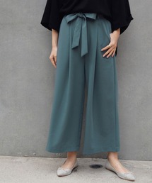 NICOLE white | リボン付きパンツ(その他パンツ)