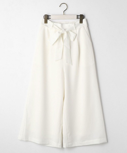 NICOLE white(ニコルホワイト)の「リボン付きパンツ(その他パンツ・レディース・ネイビー/グリーン/ブルー/オフホワイト・FREE)」の12枚目の写真
