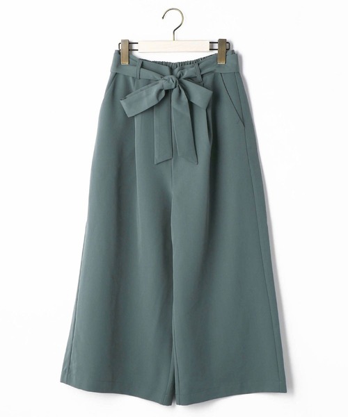 NICOLE white(ニコルホワイト)の「リボン付きパンツ(その他パンツ・レディース・ネイビー/グリーン/ブルー/オフホワイト・FREE)」の7枚目の写真