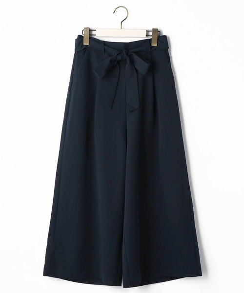 NICOLE white(ニコルホワイト)の「リボン付きパンツ(その他パンツ・レディース・ネイビー/グリーン/ブルー/オフホワイト・FREE)」の10枚目の写真