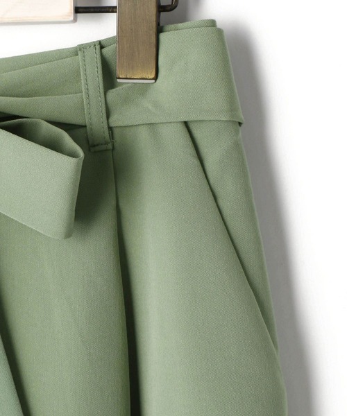 NICOLE white(ニコルホワイト)の「リボン付きパンツ(その他パンツ・レディース・ネイビー/グリーン/ブルー/オフホワイト・FREE)」の17枚目の写真