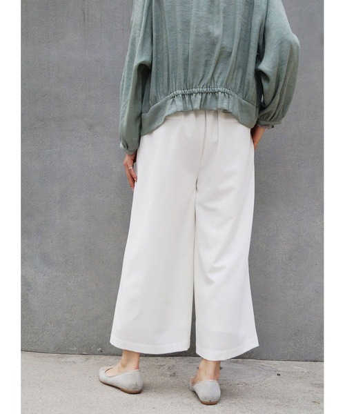 NICOLE white(ニコルホワイト)の「リボン付きパンツ(その他パンツ・レディース・ネイビー/グリーン/ブルー/オフホワイト・FREE)」の22枚目の写真