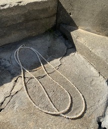 DouDou | 本淡水パールロングネックレス(ネックレス)