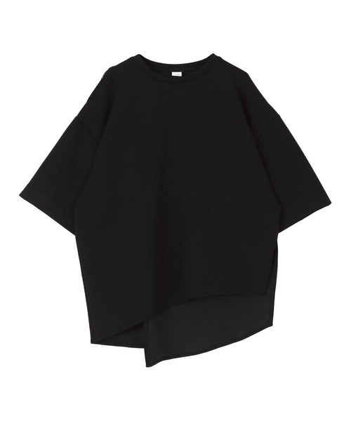 titivate(ティティベイト)の「ショルダースリットハーフスリーブプルオーバー(Tシャツ/カットソー・レディース・ライトグリーン/グレイッシュベージュ/ブラック/オフホワイト・M)」の1枚目の写真
