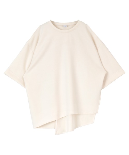 titivate(ティティベイト)の「ショルダースリットハーフスリーブプルオーバー(Tシャツ/カットソー・レディース・ライトグリーン/グレイッシュベージュ/ブラック/オフホワイト・M)」の19枚目の写真