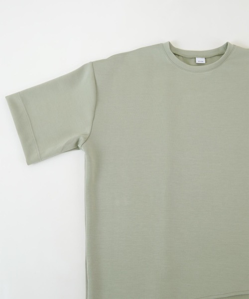titivate(ティティベイト)の「ショルダースリットハーフスリーブプルオーバー(Tシャツ/カットソー・レディース・ライトグリーン/グレイッシュベージュ/ブラック/オフホワイト・M)」の8枚目の写真