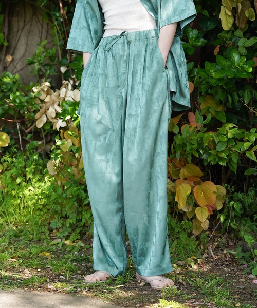 nimiru(ニミル)の「【セットアップ対応】ゆるてろパンツ(その他パンツ・レディース・ブラック/グリーン/ピンク・FREE)」の2枚目の写真