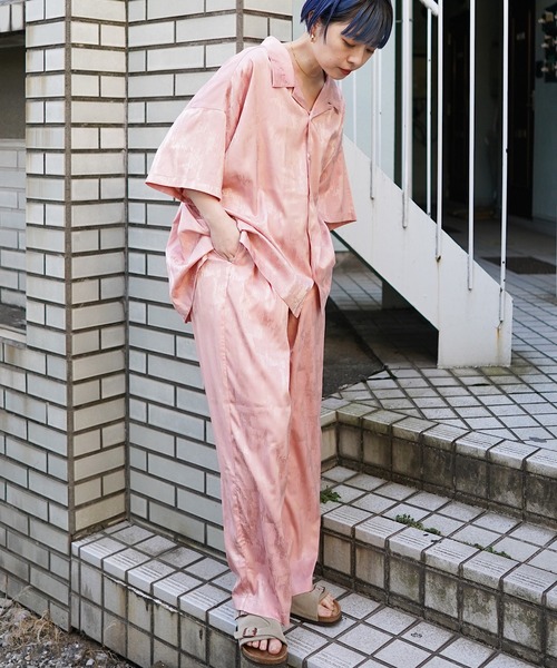 nimiru(ニミル)の「【セットアップ対応】ゆるてろパンツ(その他パンツ・レディース・ブラック/グリーン/ピンク・FREE)」の16枚目の写真