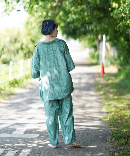 nimiru(ニミル)の「【セットアップ対応】ゆるてろパンツ(その他パンツ・レディース・ブラック/グリーン/ピンク・FREE)」の9枚目の写真