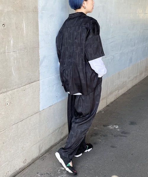 nimiru(ニミル)の「【セットアップ対応】ゆるてろパンツ(その他パンツ・レディース・ブラック/グリーン/ピンク・FREE)」の5枚目の写真