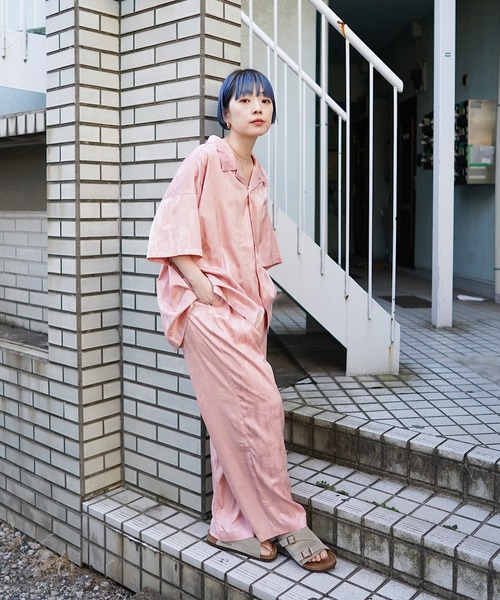 nimiru(ニミル)の「【セットアップ対応】ゆるてろパンツ(その他パンツ・レディース・ブラック/グリーン/ピンク・FREE)」の11枚目の写真