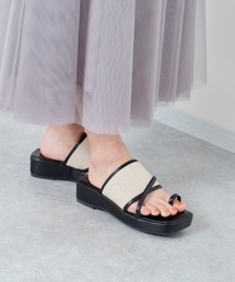 ジュートトング 厚底サンダル