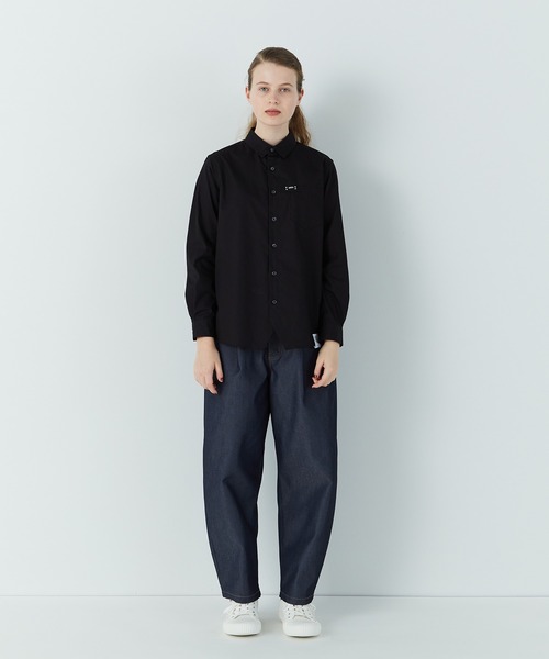 FRAPBOIS(フラボア)の「PARK シャツ(シャツ/ブラウス・レディース・ブラック/ホワイト・1/2/0/3)」の18枚目の写真