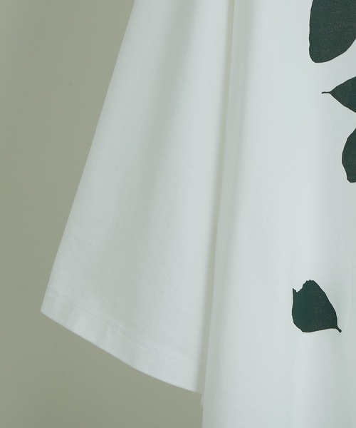 LAD MUSICIAN(ラッドミュージシャン)の「【LAD MUSICIAN×Lui's/ラッド ミュージシャン×ルイス】 リーフ柄スーパービッグシルエットTシャツ(Tシャツ/カットソー・メンズ・ホワイト/ブラック/ブルー・FREE)」の13枚目の写真