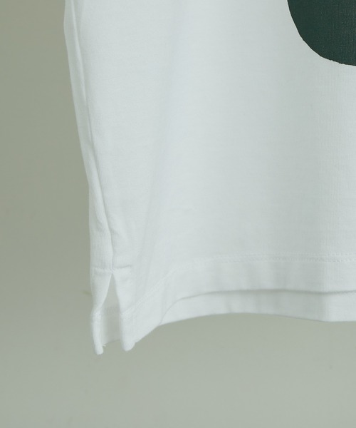 LAD MUSICIAN(ラッドミュージシャン)の「【LAD MUSICIAN×Lui's/ラッド ミュージシャン×ルイス】 リーフ柄スーパービッグシルエットTシャツ(Tシャツ/カットソー・メンズ・ホワイト/ブラック/ブルー・FREE)」の6枚目の写真