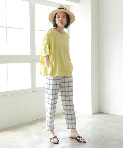 studio CLIP（スタディオクリップ）の「【着が効くナツPANTS】夏の思い出テーパードパンツ（その他パンツ・レディース・ブラック/ライトグレー/ベージュ/その他1/その他2/カーキ・SMALL/MEDIUM/LARGE/XX-LARGE/X-LARGE/XXX-LARGE）」の21枚目の写真